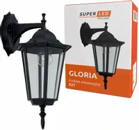 Lampa ogrodowa Kinkiet ogrodowy LED E27 Latarnia
