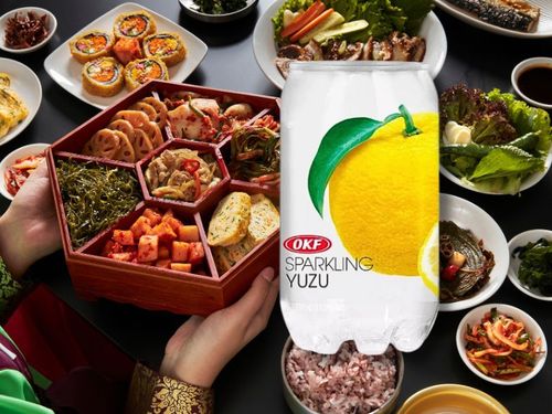 OKF Sparkling Yuzu koreański napój gazowany cytrusowy 350ml na Arena.pl