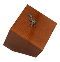 Drewniana urna dla dorosłych Nowoczesna urna Róża