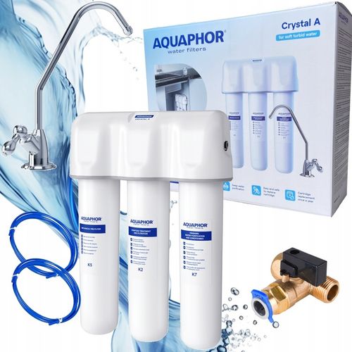 Filtr wody pitnej Aquaphor Kryształ A kran zestaw na Arena.pl