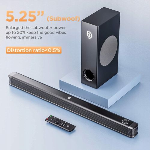 Soundbar Bomaker NJORD I 2.1 150 W Bluetooth Optical AUX, USB, czarny HIT ! na Arena.pl