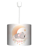 Lampa wisząca duża - Śpiąca Koala (morelowa)