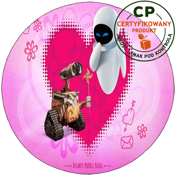 Opłatek na tort Wall-e zdjęcie 1