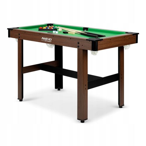 ZESTAW BILARDOWY MINI STÓŁ DO BILARDA BILARD DLA DZIECI DUŻY 4FT NEO-SPORT na Arena.pl