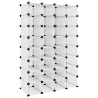 Stojak na buty, przezroczysty, 93x36,5x140 cm, PP