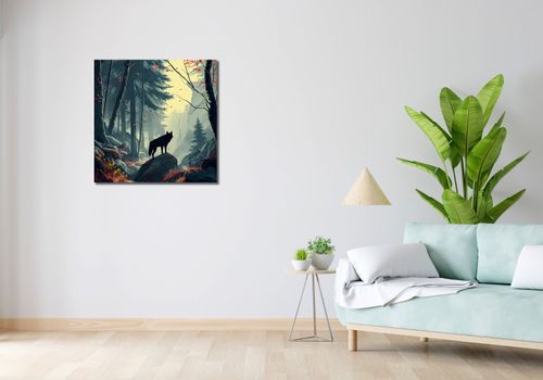 Obraz 70x70cm Leśne Echa na Arena.pl
