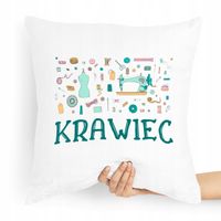 Poduszka Prezent Dla Krawcowej Krawca Krawiec Z Nadrukiem Ze Zdjęciem