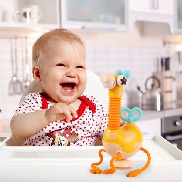 Żyrafka Sensoryczna Silikonowa Zręcznościowa Gryzak zdjęcie 8