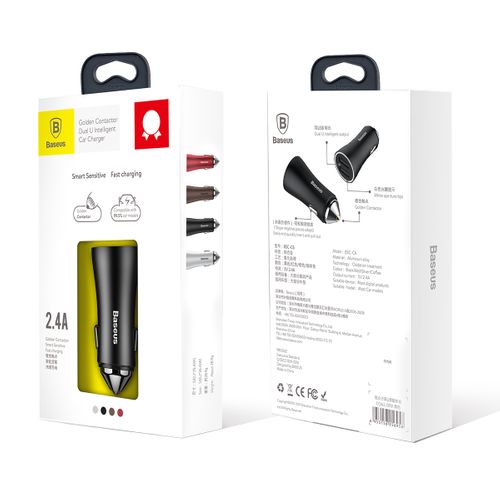 ŁADOWARKA SAMOCHODOWA BASEUS 4.8  2X USB na Arena.pl