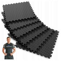 Podłoga mata puzzle pod sprzęt fitness siłownia ochrona 12mm 6 szt Marbo