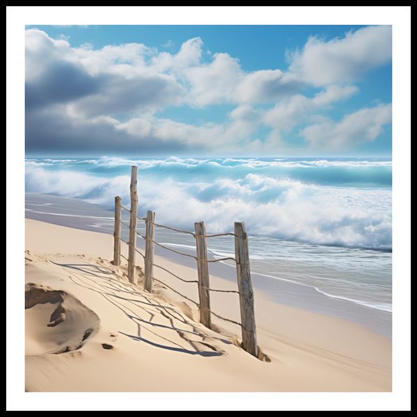 Plakat 90x90cm Szepty Oceanu zdjęcie 3