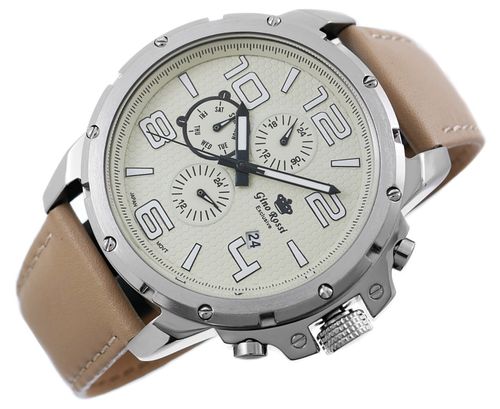 Zegarek Męski Gino Rossi ZORTAR EXCLUSIVE CHRONOGRAF E11276A-3B1 12946 na Arena.pl
