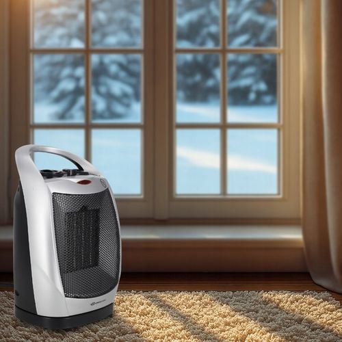 TERMOWENTYLATOR FARELKA GRZEJNIK ELEKTRYCZNY CERAMICZNY Z TERMOSTATEM na Arena.pl