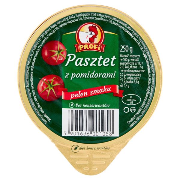 Profi Pasztet z pomidorami 250 g zdjęcie 1
