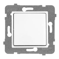 ŁĄCZNIK POJEDYNCZY BIAŁY ROSA - E+PL-58388