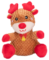 Zabawka dla psa przytulanka z czerwonym nosem z piszczałką 16x13x20cm