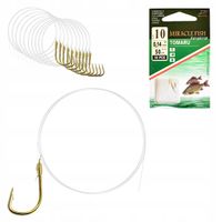 Haczyki WIĄZANE TOMARU Przypony GOTOWE 10 SZT r 10