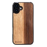 drewniane etui bewood do iphone 16 plus mango