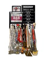 Wieszak na medale i numery startowe REKORDY TRIATHLON twoje imię  353.1