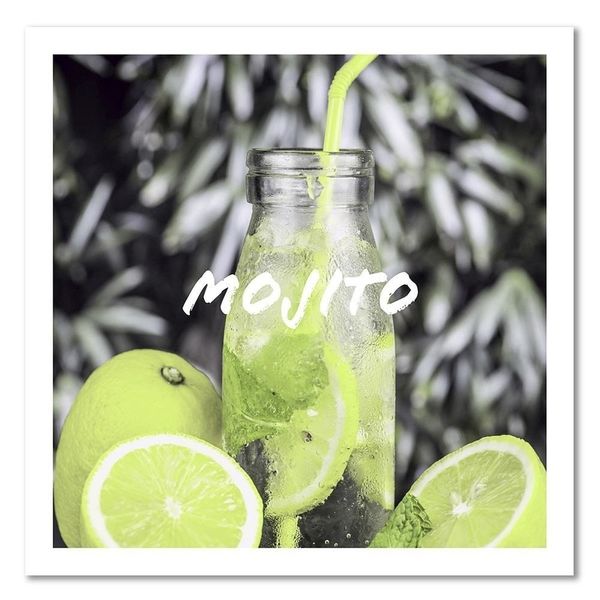 Emaga Obraz na płótnie, Mojito drink - 50x50 zdjęcie 3