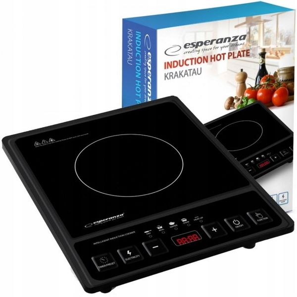 PŁYTA INDUKCYJNA KUCHENKA ELEKTRYCZNA 2000W TIMER 80°C~270°C 5 PROGRAMÓW zdjęcie 6