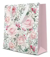 Torebka Prezentowa Piękne Róże, Średnia