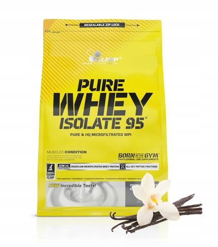 OLIMP PURE WHEY ISOLATE 95 600g ODŻYWKA BIAŁKOWA IZOLAT BIAŁKA WHEY WPC na Arena.pl