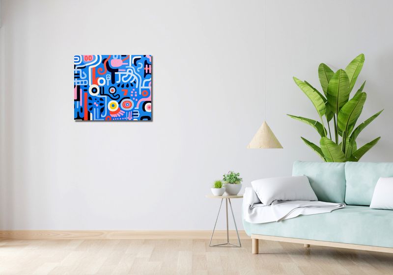 Obraz 60x50cm Rytmiczne Echo zdjęcie 2