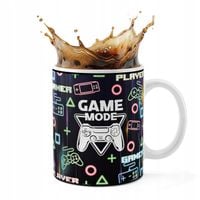 KUBEK CERAMICZNY 330ML DRUK - GAMER GAMEPAD GAMBLING GRY