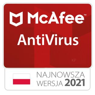 McAfee AntiVirus PLUS 10 stanowisk / 1rok