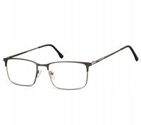 Okulary Nerd prostokątne Zerówki Korekcyjne Unisex