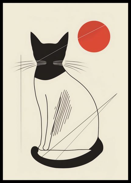Plakat 42x59,4cm Czerwony Krąg zdjęcie 2