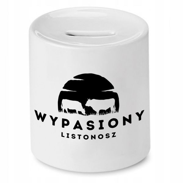 Skarbonka Dla Listonosza Wypasiony Listonosz Z Nadrukiem Ze Zdjęciem zdjęcie 1