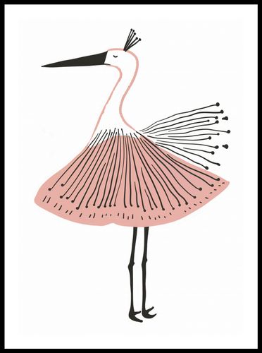 Plakat 50x70cm Ptasia Baletnica na Arena.pl