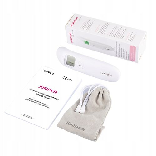 MEDYCZNY termometr bezdotykowy podczerwień do ucha czoła JUMPER JPD-FR403 na Arena.pl