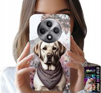ETUI DO OPPO RENO12 F / 12FS 5G - PIESEK PIESKI HUSKY PSIE WZORY + SZKŁO