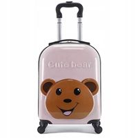 Ecarla Walizka twarda kabinowa ABS CUTE BEAR 200 l
