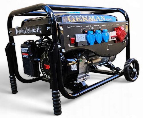 AGREGAT PRĄDOTWÓRCZY A8 5,2kW KOŁA MIEDŹ prądu AVR+ MIEDZIANY STOJAN GERMAN na Arena.pl