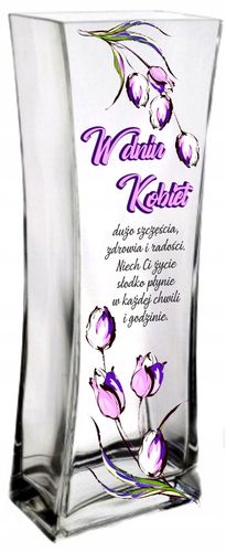 Wazon prezent na Dzień Kobiet dla Kobiety nadruk na Arena.pl