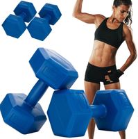 Zestaw Hantli Hantle Bitumiczne Ciężarki do Ćwiczeń Fitness Siłownia