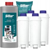 Sillar 4x filtr do ekspresu Delonghi Dinamica + MOCNY odkamieniacz