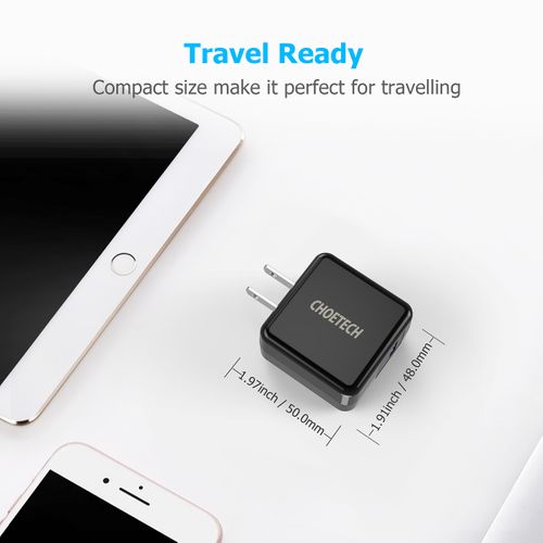 ŁADOWARKA SIECIOWA CHOETECH QUICK CHARGE QC3 1XUSB na Arena.pl