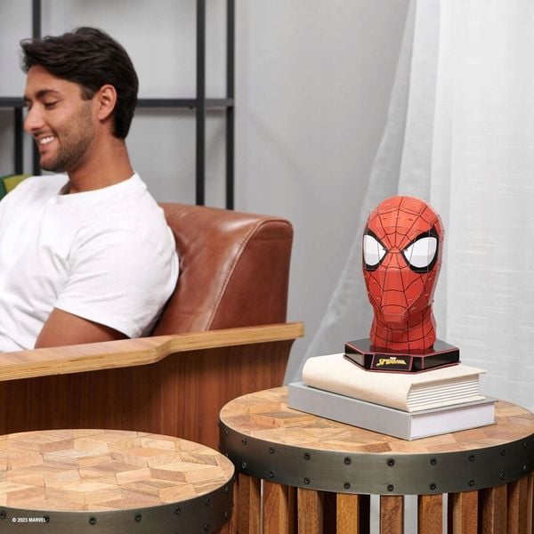SPIDERMAN MARVEL PUZZLE 3D FIGURKA SUPERBOHATER SPIN MASTER zdjęcie 6