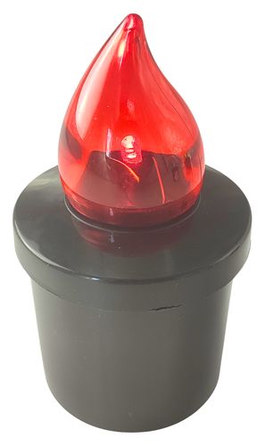 Wkład LED do zniczy kapliczek SUBITO Comet czarny/czerwony do 2400h 1szt. na Arena.pl