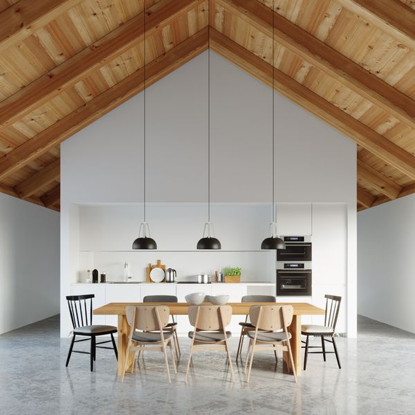 Lampa wisząca CASCO czarna/biała zdjęcie 6