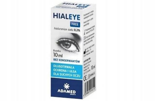 Hialeye Free 0,2% krople do oczu 10 ml na Arena.pl