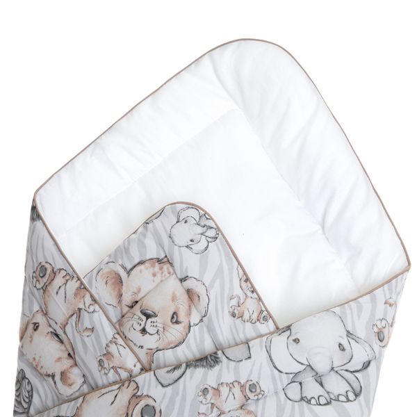 ROŻEK DLA NIEMOWLĄT 75x75 cm HOBBYKIDS ZEBRA I LEW zdjęcie 5