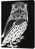 Obraz 70x100cm Two Owls,Julie de Graag  Vintage do Salonu