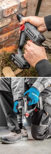 GRAPHITE Młotowiertarka + torba + akumulator + ład na Arena.pl