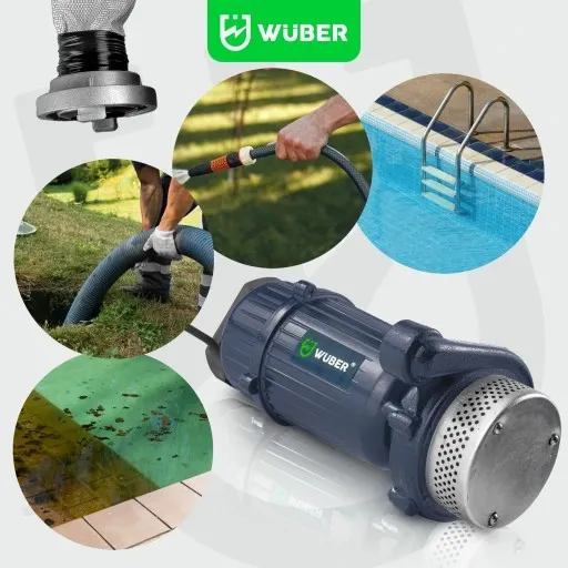 POMPA DO WODY BRUDNEJ CZYSTEJ ZANURZENIOWA SITKO 2100W + WĄŻ 1" 20M zdjęcie 9